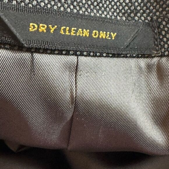 Vintage Givenchy Monsieur Blazer Mens Wool Houndstooth Gray Jacket Union Made - Picture 10 of 15